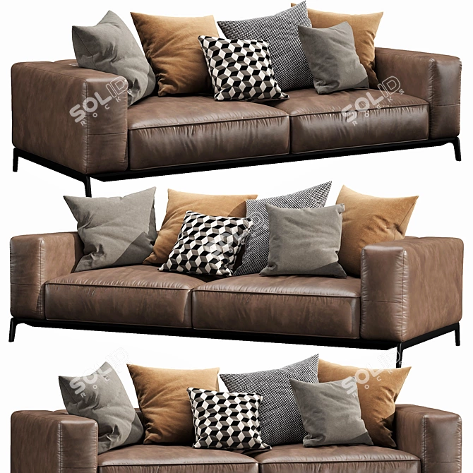 Flexform Ettore: Versatile Modern Furniture 3D model image 2