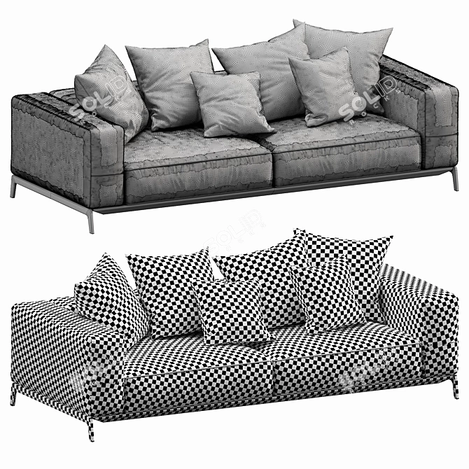 Flexform Ettore: Versatile Modern Furniture 3D model image 3