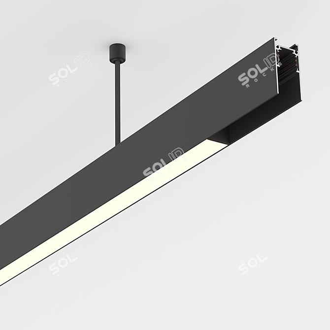 SAGI LINE LED Track Lighting 3D model image 1