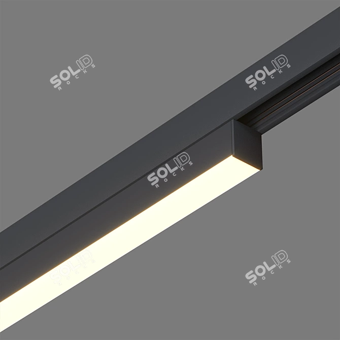 SAGI LINE LED Track Lighting 3D model image 2