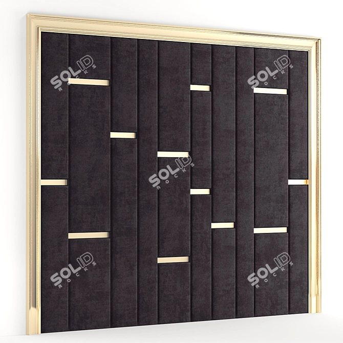 Elegant Panel 5: Your Decorative Statement 3D model image 1