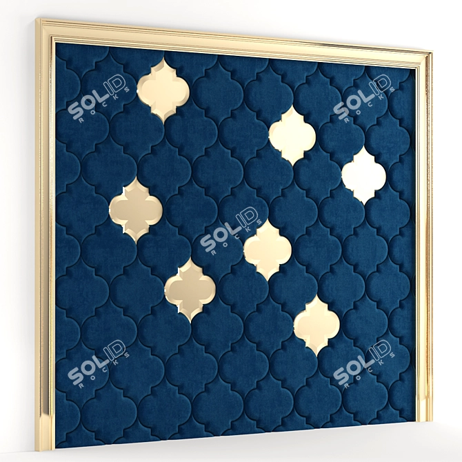 Elegant Panel 7: Enhance Your Decor 3D model image 1