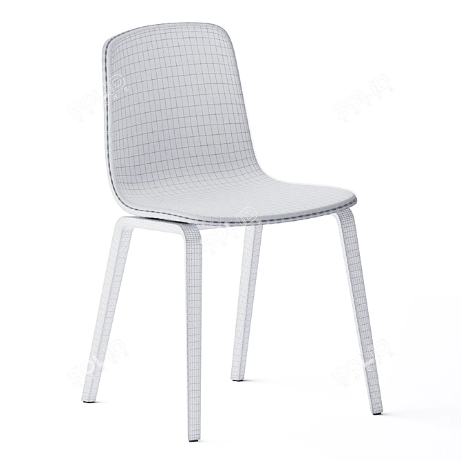 Aavo Upholstered Chair - Arper 3D model image 3