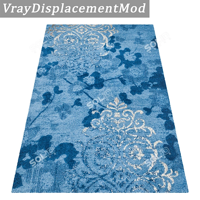 Luxury Rug Set: High-Quality Carpets 3D model image 3