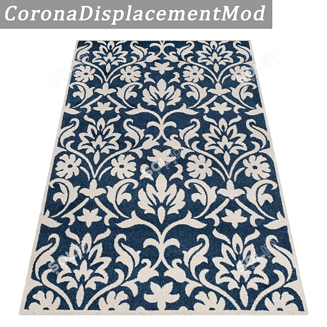 High-Quality Carpet Set - 3 Variants 3D model image 4