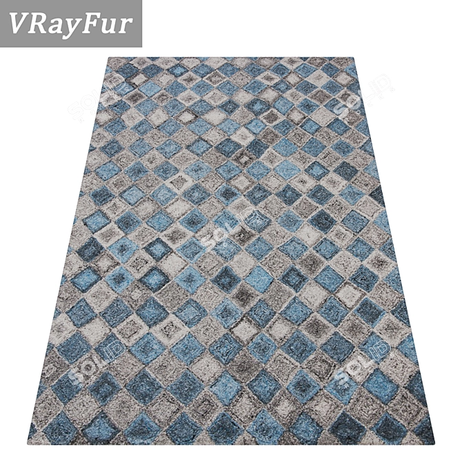 Versatile High-Quality Carpet Set 3D model image 2