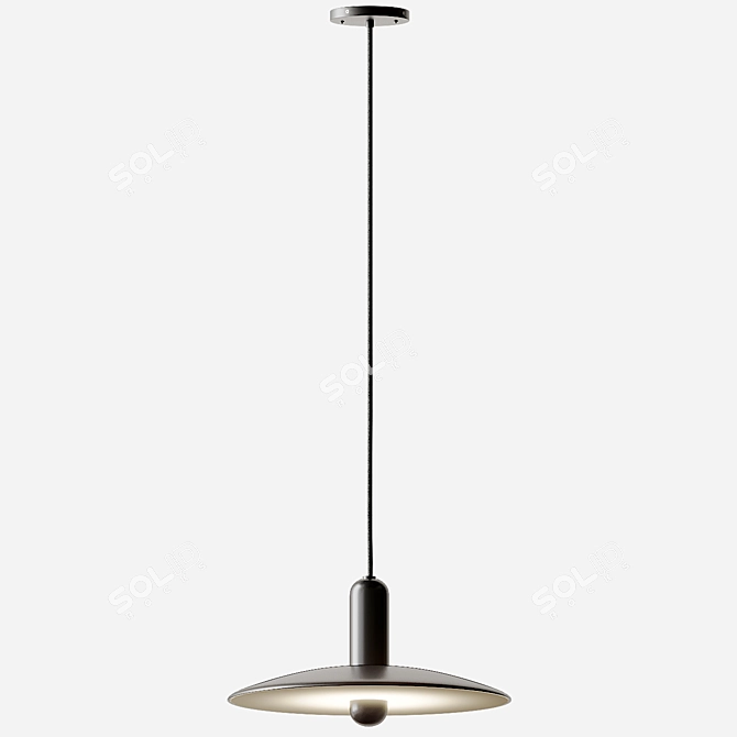 LU Pendant: Sleek and Stylish Lighting 3D model image 3