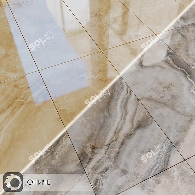 Milano Oniche Lappatiriated Ceramic Tiles 3D model image 3