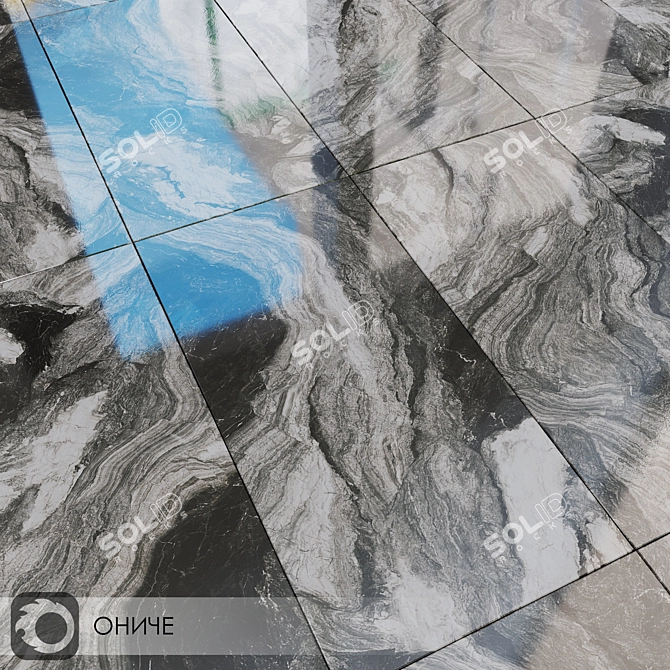 Milano Oniche Lappatiriated Ceramic Tiles 3D model image 4