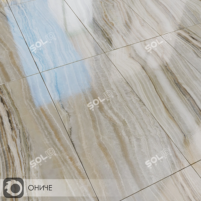 Milano Oniche Lappatiriated Ceramic Tiles 3D model image 5