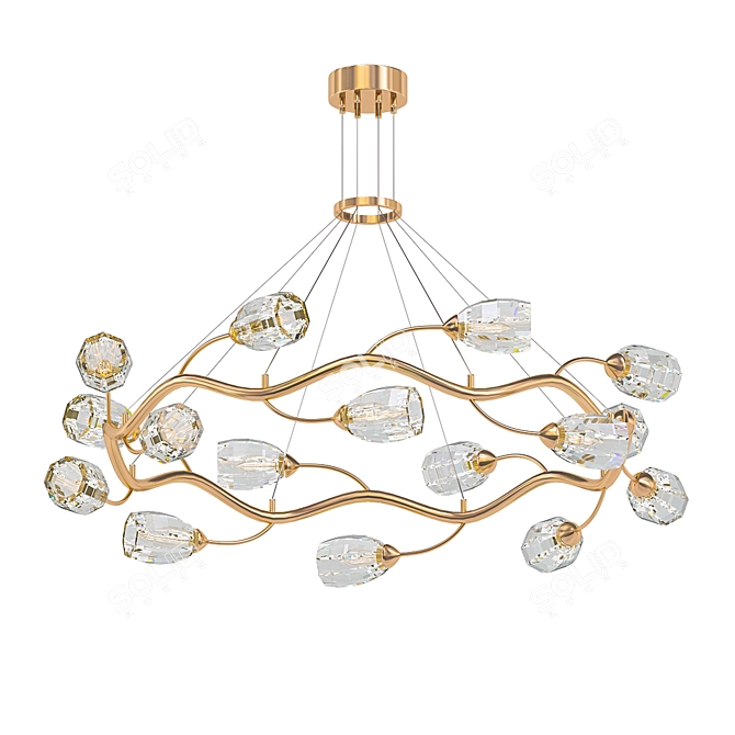 Crystal Radiance Chandelier 3D model image 1