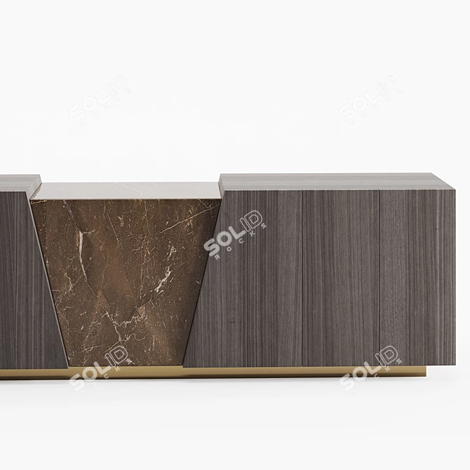 Horo 2015: Stylish Sideboard 3D model image 2