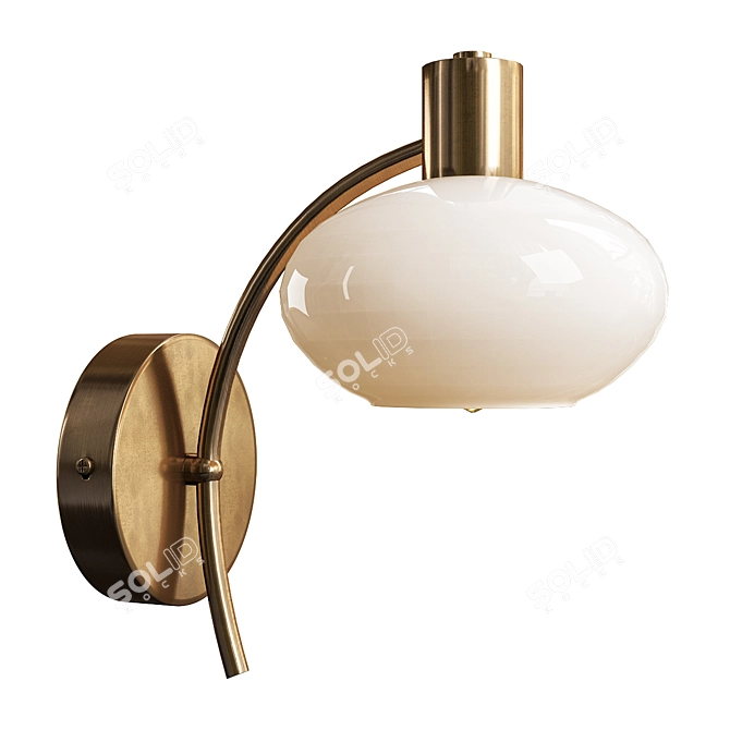 Elegant Latona Arte Lamp 3D model image 1