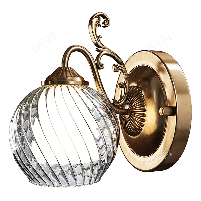 Elegant Charlotte Arte Lamp 3D model image 1