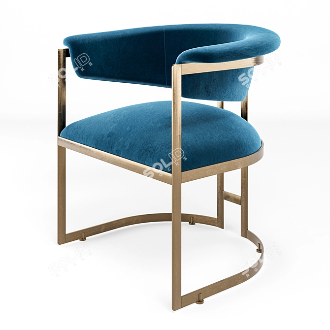 Anouka Hamilton Conte Chair: Elegant and Comfortable 3D model image 1