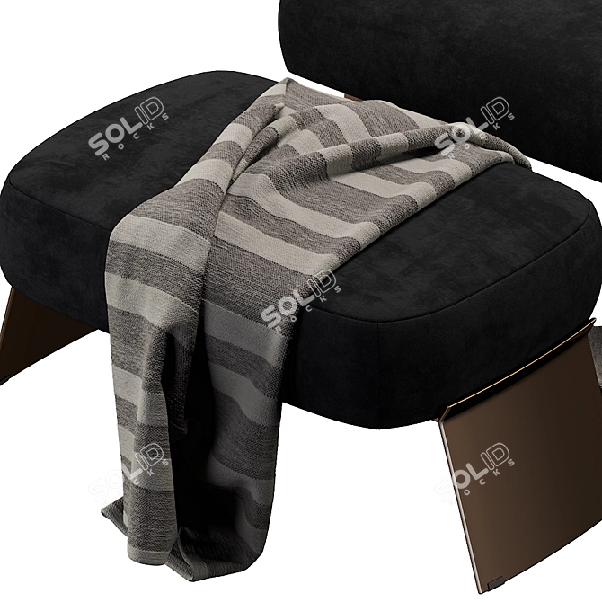 Modern Elegance: Reeves Large Armchair 3D model image 2