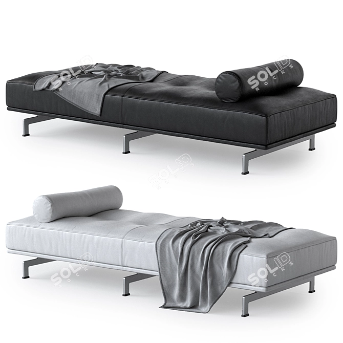 Erik Jorgensen Delphi Daybed: Modern Comfort and Style 3D model image 2