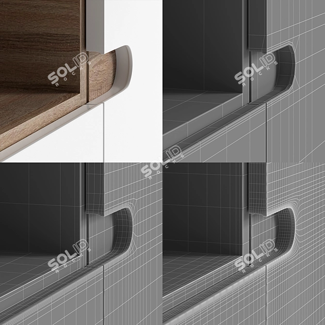 Linate TV Stand: Perfect for Modern Spaces 3D model image 5