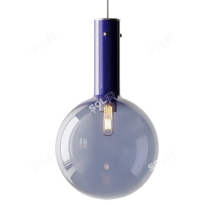 Elegant Sphaerae Pendant Light 3D model image 5