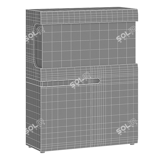 Linate Showcase Wardrobe 3D model image 4