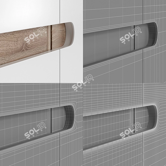 Linate Showcase Wardrobe 3D model image 5