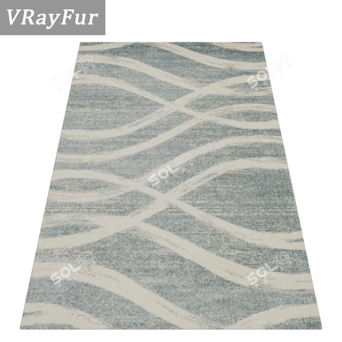 Luxury Texture Carpets Set 3D model image 2