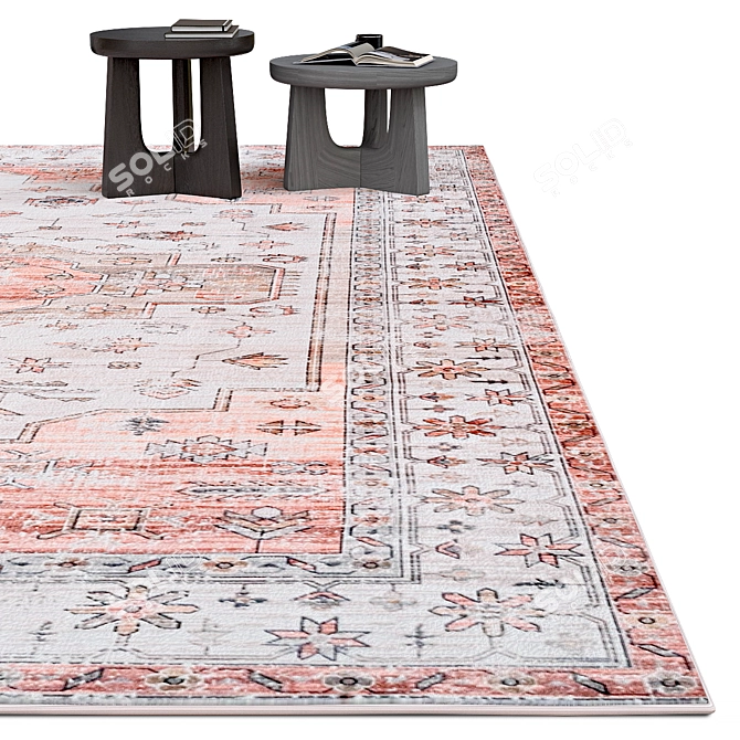 Luxury Archive Collection: No. 167 Carpet 3D model image 2