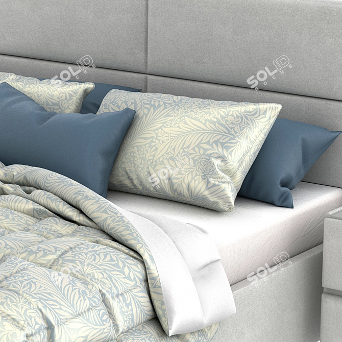 Elevating Bed ORLANDO and Curbstone OSCAR 3D model image 3