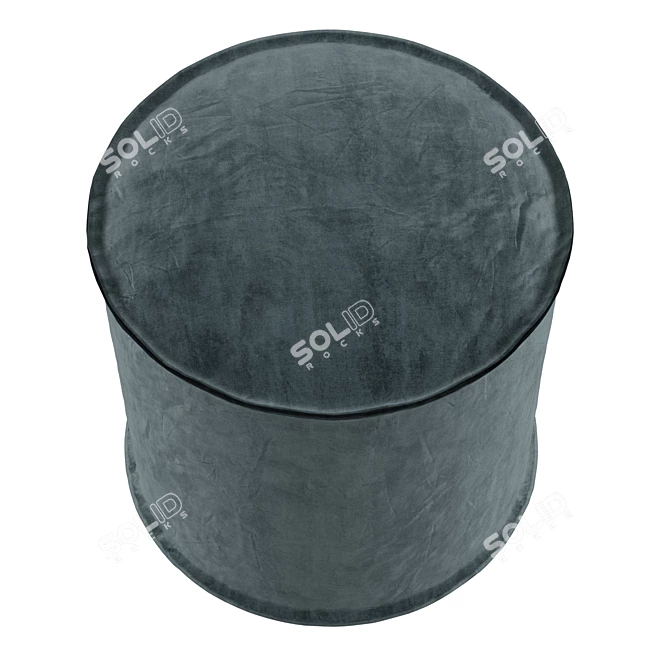 Linea Zerina Pouffe: Compact and Stylish Ottoman 3D model image 2