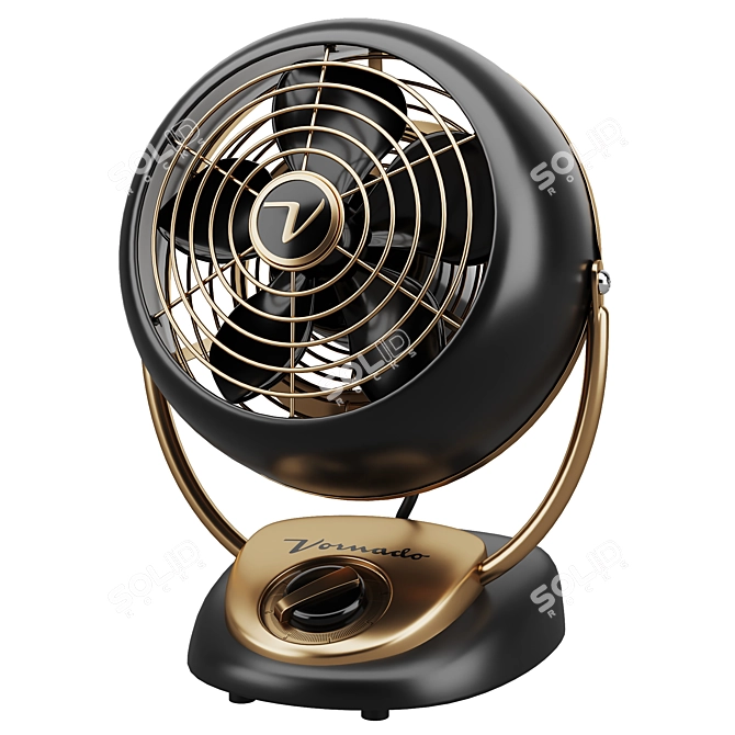 Vintage Vornado Fan 3D model image 1