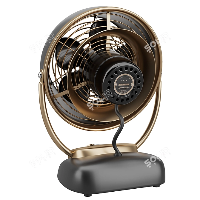 Vintage Vornado Fan 3D model image 2