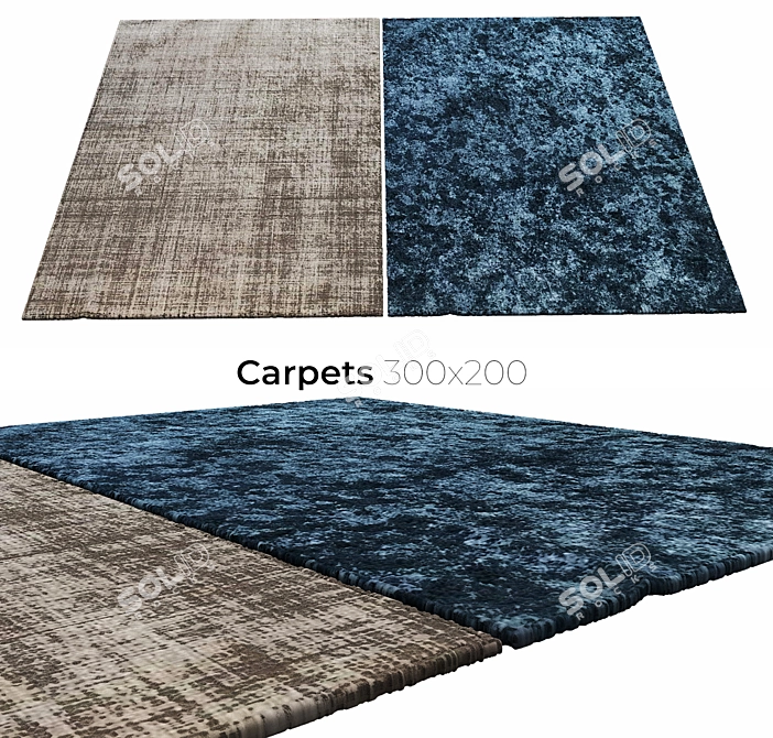 Elevate Your Interior with Carpets 3D model image 1