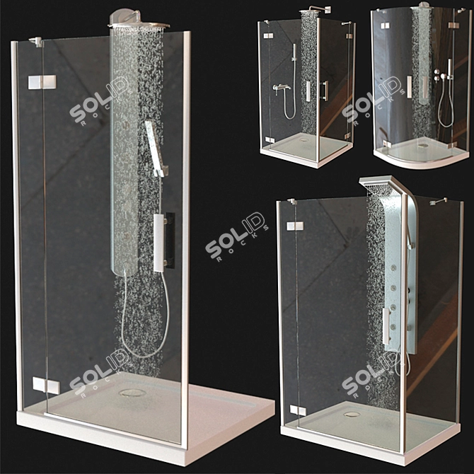 Ravak SmartLine Shower Set 3D model image 1