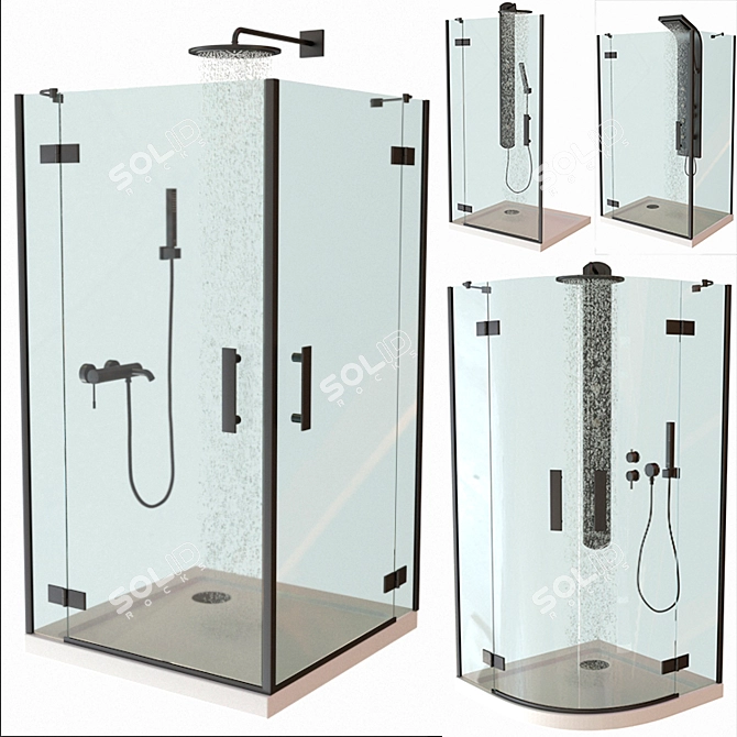 Ravak SmartLine Shower Set 3D model image 2