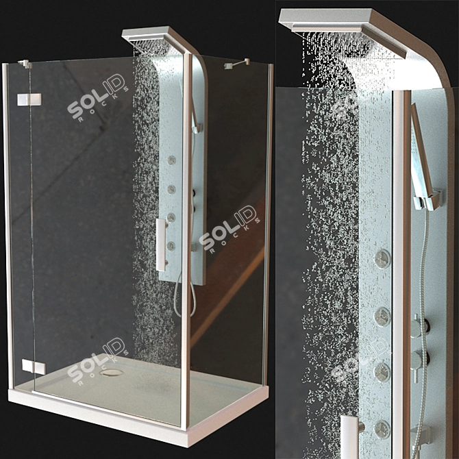 Ravak SmartLine Shower Set 3D model image 3