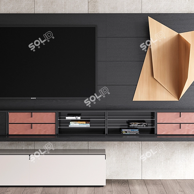 Poliform Quid: Sleek Living Room Set 3D model image 2