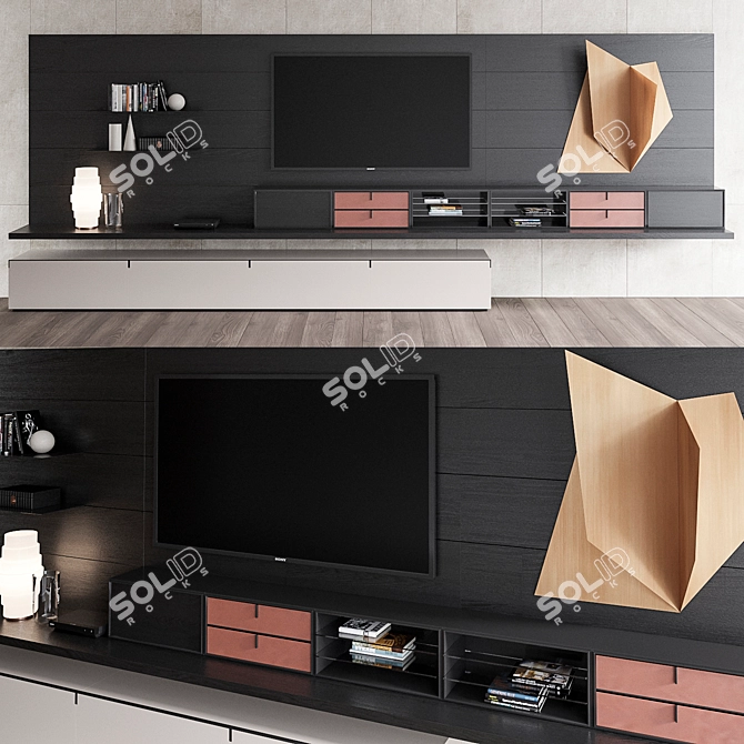 Poliform Quid: Sleek Living Room Set 3D model image 3