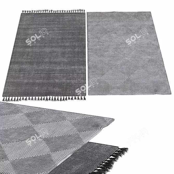 Elegant Carpets: 444536 Polys 3D model image 1