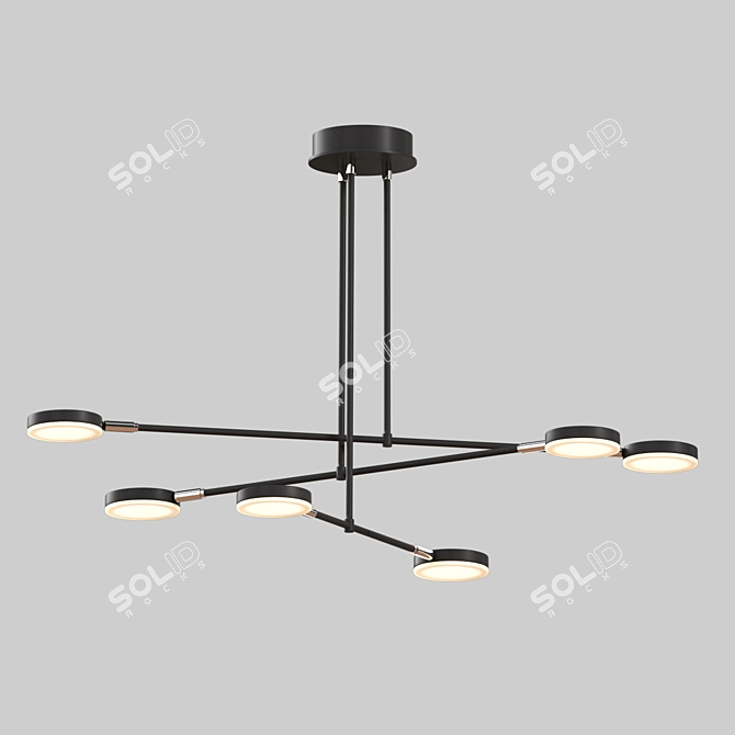 Maytoni Fad MOD070: Sleek Pl-L38 B3 K Pendant 3D model image 2