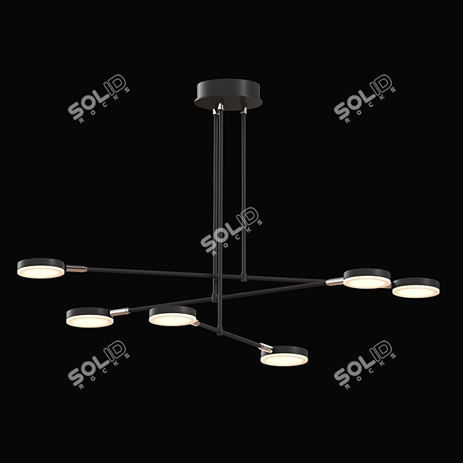 Maytoni Fad MOD070: Sleek Pl-L38 B3 K Pendant 3D model image 3