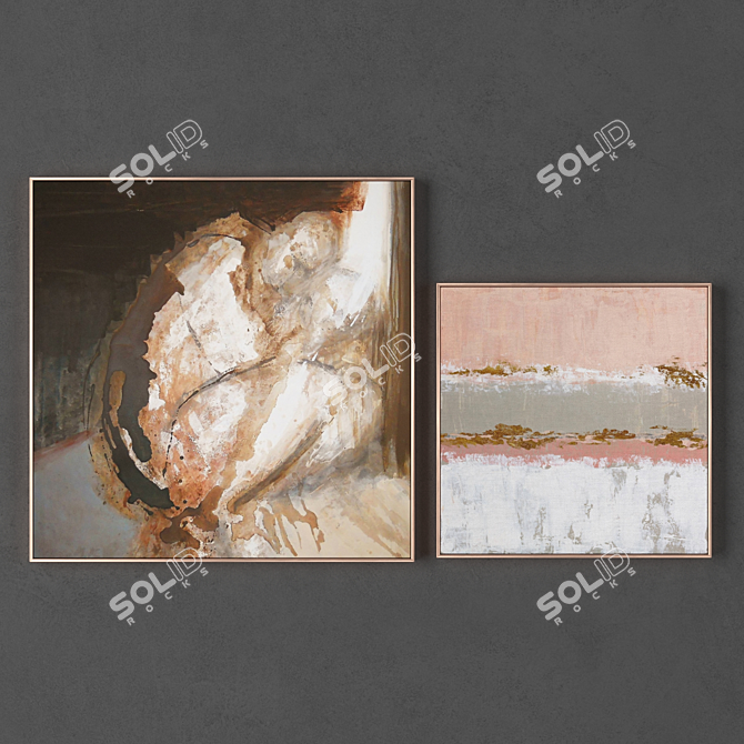 Dual Frame Collection - 500x500mm & 700x700mm 3D model image 1