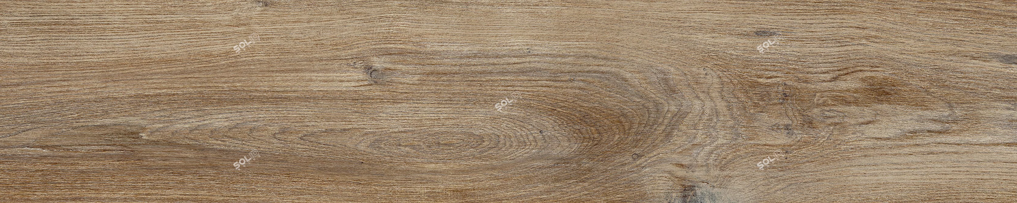 Natural Walnut Parquet Flooring 3D model image 3