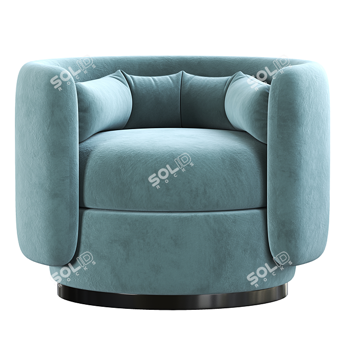 Contemporary Armchair by Philippe Malouin 3D model image 2