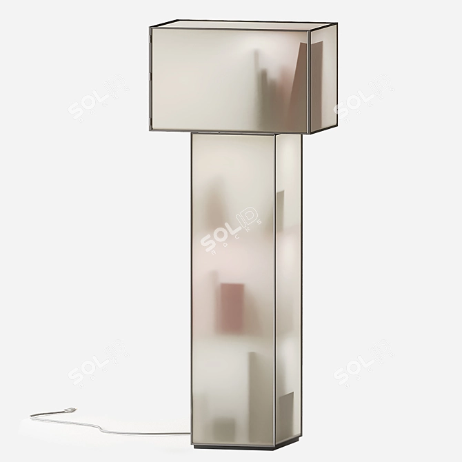 Modern and Sleek Mogg Velasca Floor Lamp (167cm) 3D model image 1
