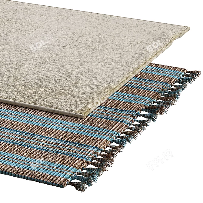 Luxury Polypropylene Carpets 3D model image 2