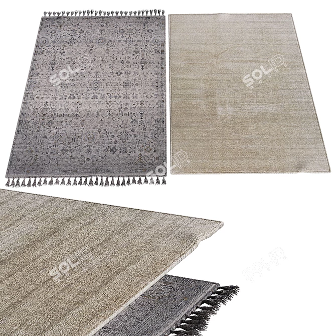 Polys Carpets: Luxurious and Durable 3D model image 1