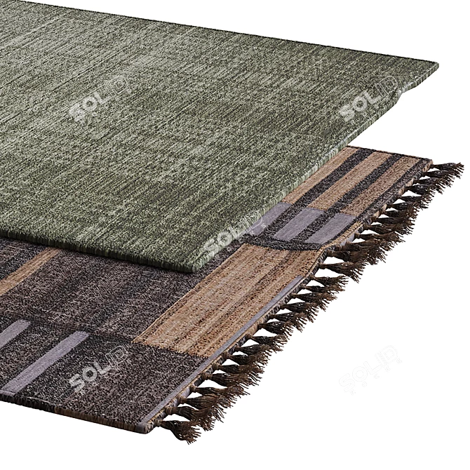 Luxury Polypropylene Carpets 3D model image 2