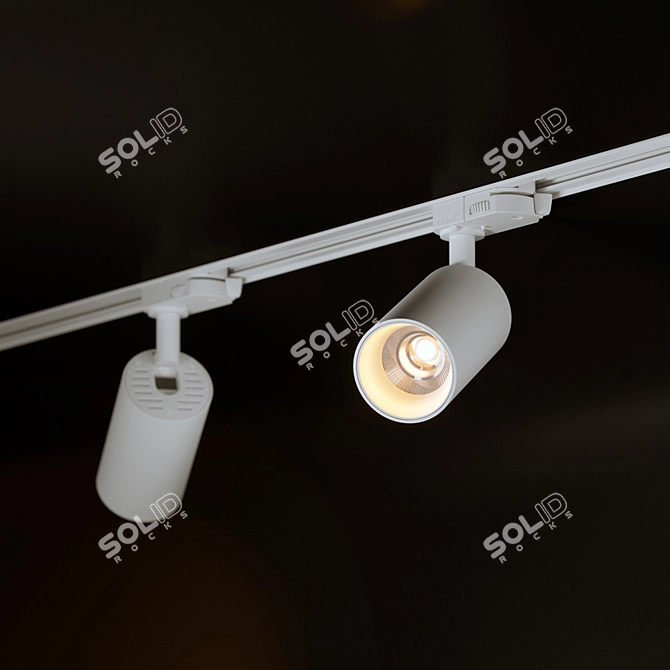 PISTOL TR LED Track Light 3D model image 1