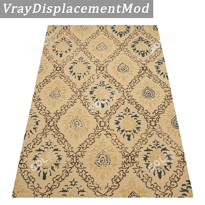 Elegant Carpets Set 3D model image 3