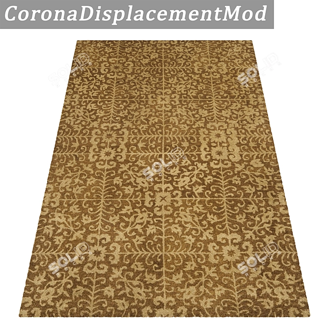 Elegant Carpets Set 3D model image 4